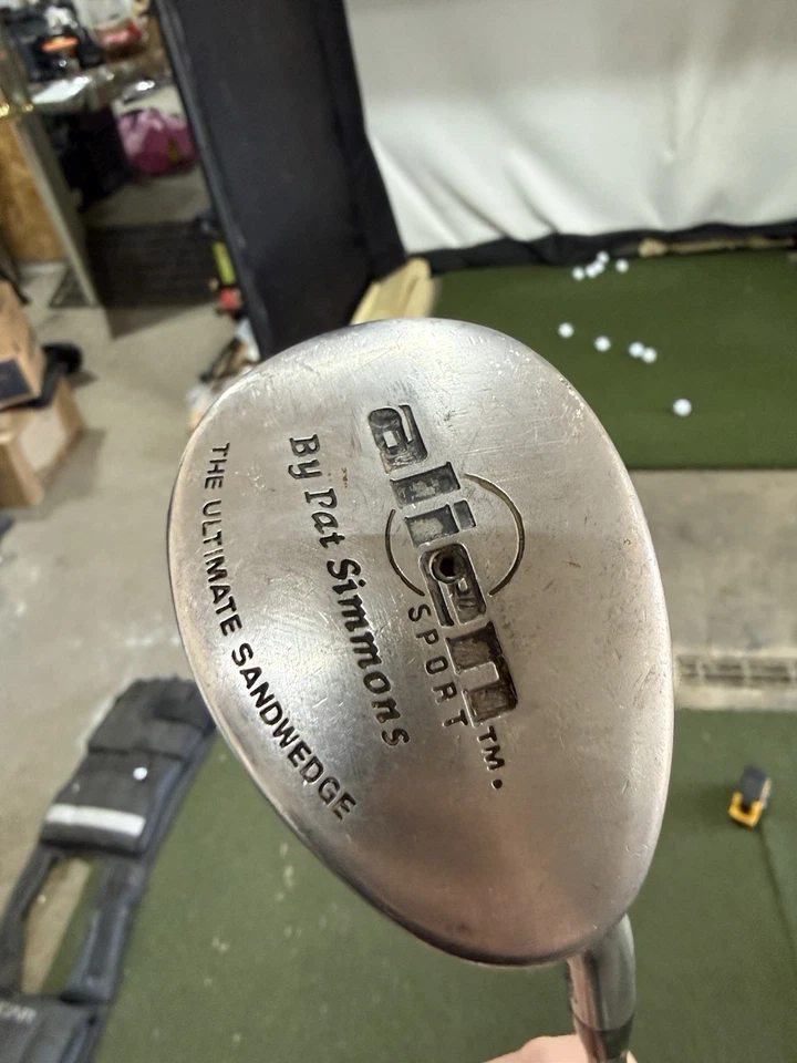 Alien The Ultimate Sand Wedge Pat Simmons Design Sand Wedge Right Hand Used VG - Image 2 of 4