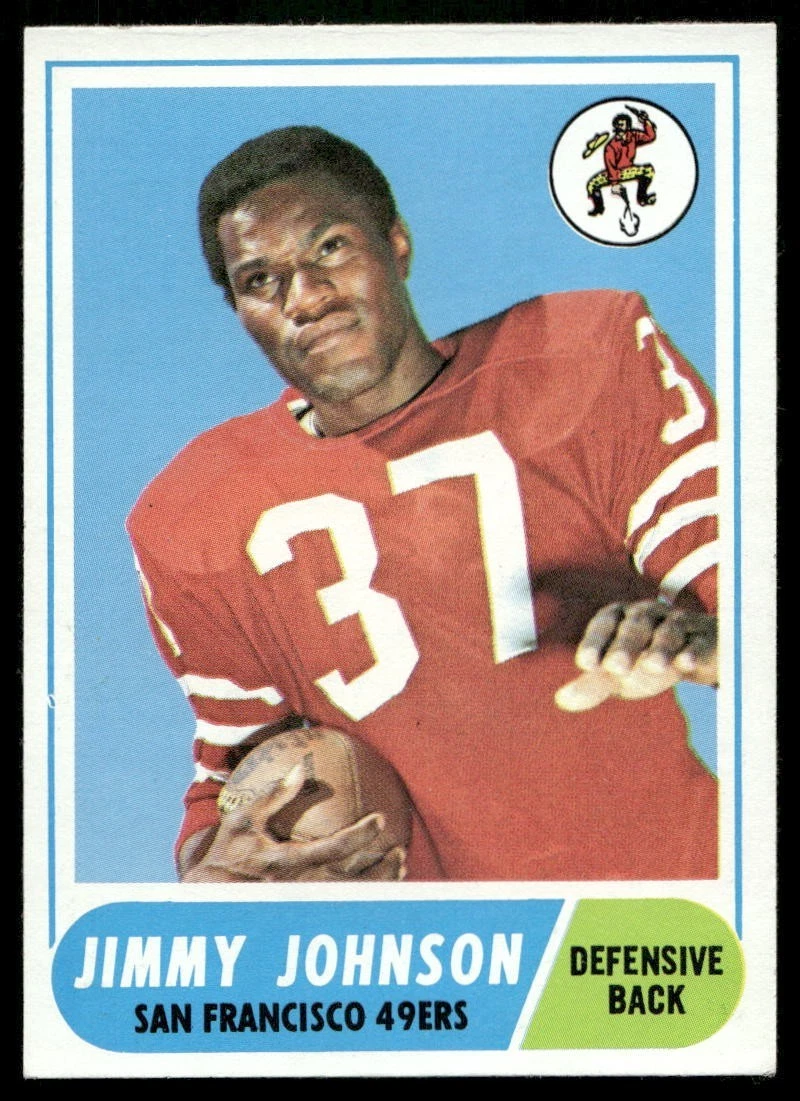 1968 Topps Football #61 Jimmy Johnson