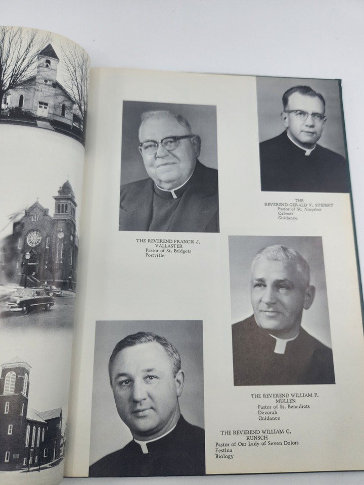 1961 De Sales Central High School Yearbook Ossian, Iowa The Falcon