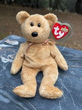 Vintage Ty Beanie Babies "Cashew" Bear  April 22, 2000  8"