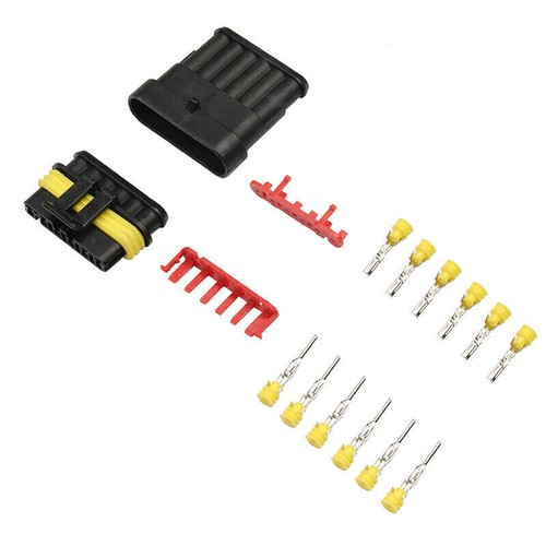 5-20 Sets 1/2/3/4/5/6 Pin Waterproof Automotive Electrical Wire Connectors Plug - Picture 30 of 32