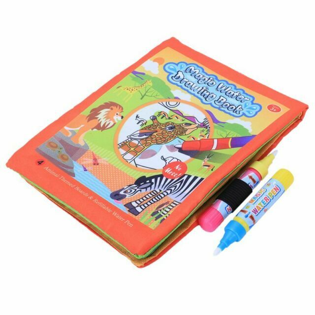 Coolplay Coloring Book Kids Animals Cloth Magic Water Drawing Painting