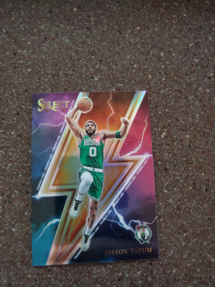 2024 Select Basketball Jayson Tatum Thunder Lane Silver Prizm Sp