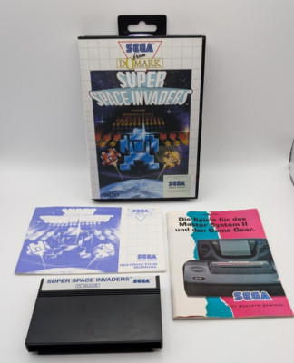Super Space Invaders - OVP - Modul - Anleitung - Sega Master System