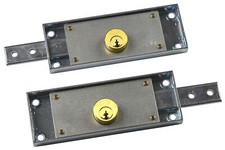 SERRATURE PER SERRANDA LATERALI ACCOPPIATE PER GARAGE CHIUSURA DX SX Potent