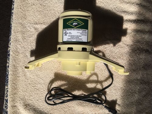 White Mountain 4qt Electric Ice Cream Freezer Motor ONLY Model 69204 - Picture 1 of 12