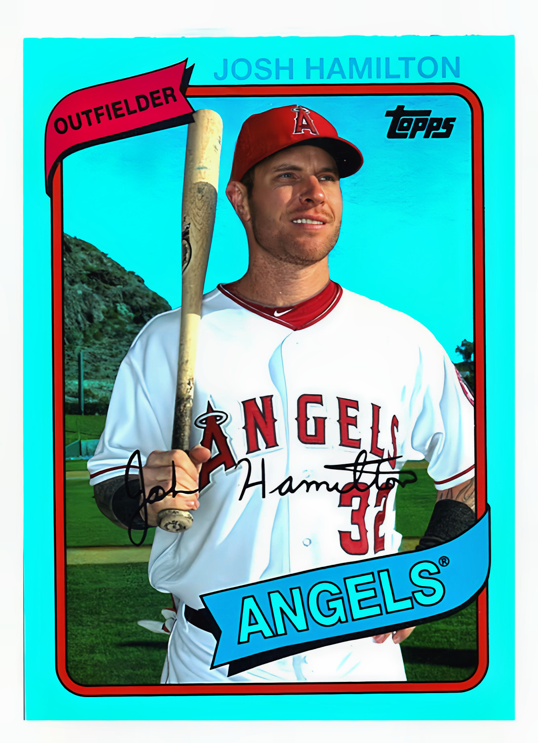 2014 Topps Archives Silver #76 Josh Hamilton /99
