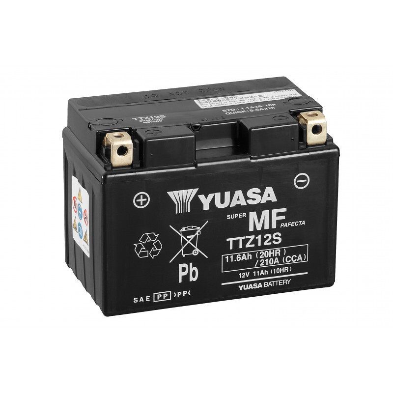 Batterie moto YUASA TTZ12S-BS 12V 11.6Ah pour un démarrage fiable