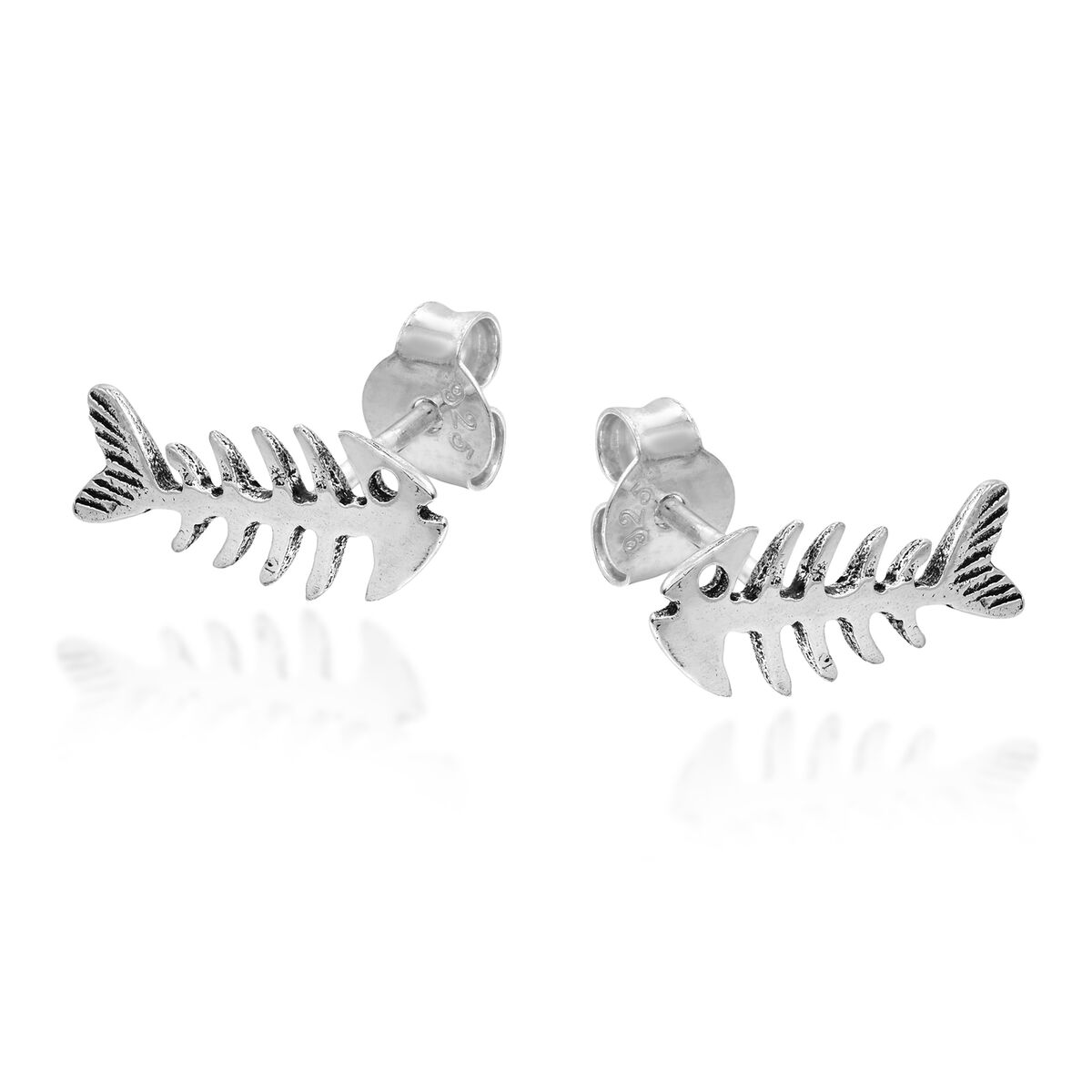 1pair Funky Cubic Zirconia Decor Silver Stud Earrings For Women For  Girlfriend's Gift | SHEIN