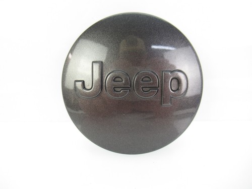 JEEP GRAND CHEROKEE WRANGLER *OEM* WHEEL CENTER CAP DARK CHARCOAL GLOSS 06-24 * - Picture 2 of 7