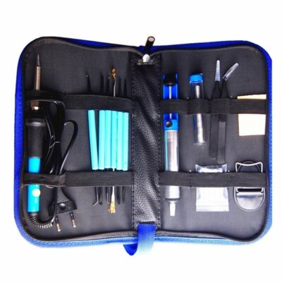 Adjustable Temperature 110V/220V 60W Welding Electric Soldering Iron Tool Kit US