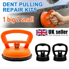 3X Dent Puller Car Body Panel Suction Cup Set Repair Removal Tool Kit UP TO 75KG