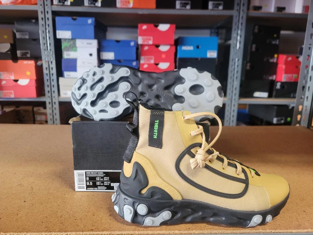 Nike React Ianga Club Gold for Sale | Authenticity Guaranteed | eBay