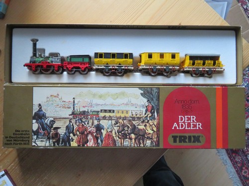 Trix 1200 Der  Adler 4-teiliger Personenzug Ep. I H0 GS | Condition: Neu: Sonstige (siehe Artikelbeschreibung)