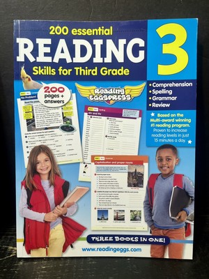 200 Essential Reading Skills Third Grade by Anderson 2018 Sftcvr Like New H