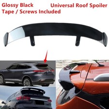 Fit For Toyota Venza 2021-2023 Rear Roof Spoiler Modified Wing Abs Gloss Black