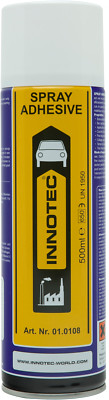 Innotec Spray Adhesive - Transparenter Sprühkleber, Kontaktkleber, 500 ml