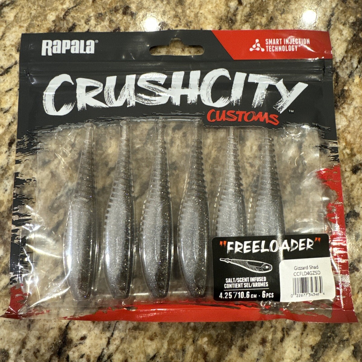 Rapala Crush City Freeloader / Gizzard Shad / 4.25