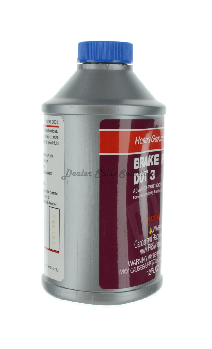 New Genuine Honda Brake Fluid Dot 3 OEM 12 oz. Bottle 087989008 eBay