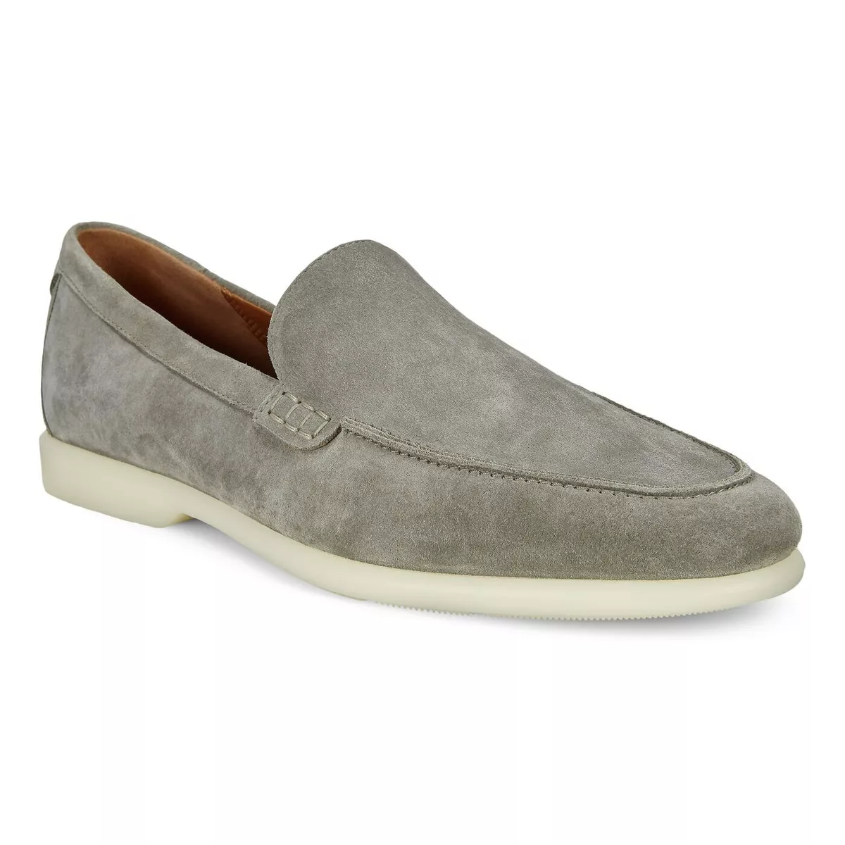 ECCO CITY TRAY LITE SLIP-ON SUEDE LEATHER GREEN MEN’S LOAFERS $150