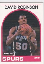 DAVID ROBINSON ROOKIE CARD 1989 NBA Hoops Basketball SAN ANTONIO SPURS HOFer RC!