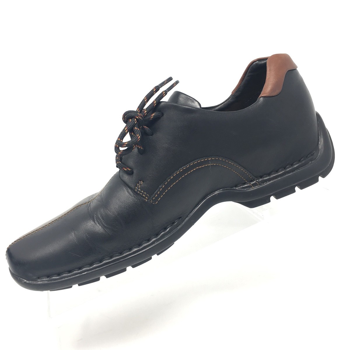 Cole Haan Zeno Lace II Mens 12 M Black Leather Oxfords Comfort Shoes Split Toe Cole Haan Zeno Lace II Split Casual Driving Walking Oxfords  main image 4