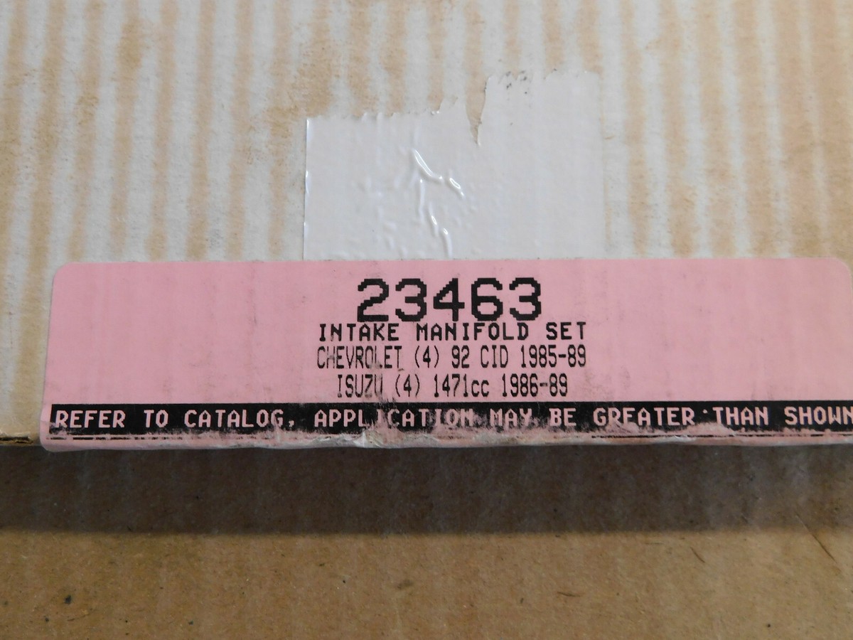 Detroit 23463 Intake Manifold Gasket For 1985-89 Geo/Isuzu 1.5L 4