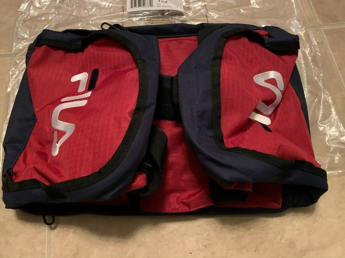 Fila Pro Player Duffle Gym Bag Sports Bag NEW Red w White Black 17