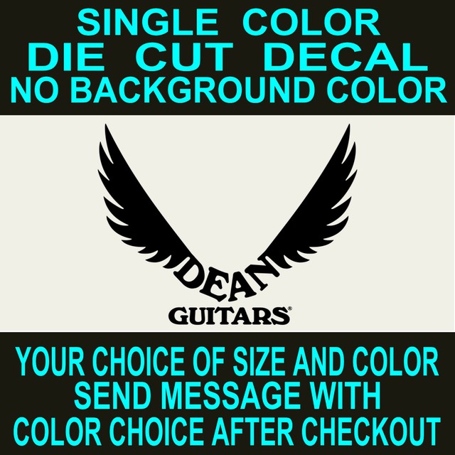 Dean Guitars, Vinyl Decal.Die Cut Car,Truck Window Tool Box sticker eBay