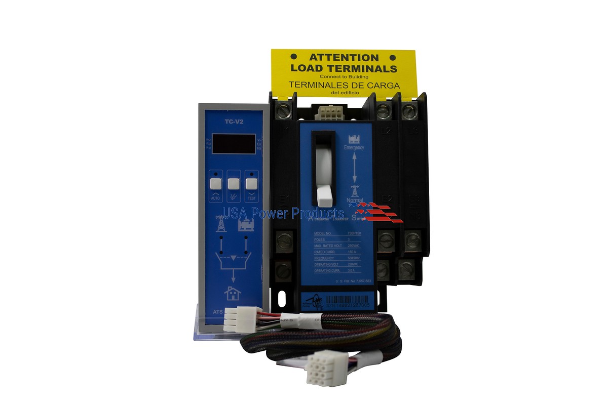 TCS3PC150-22M Transfer Switch | 150 Amps | 3 Poles | 3 Phase 240