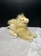 DAKIN 2 Hump Camel Plush OMAR Laying 12"L Realistic Tan Toy Lovey Vintage 1993