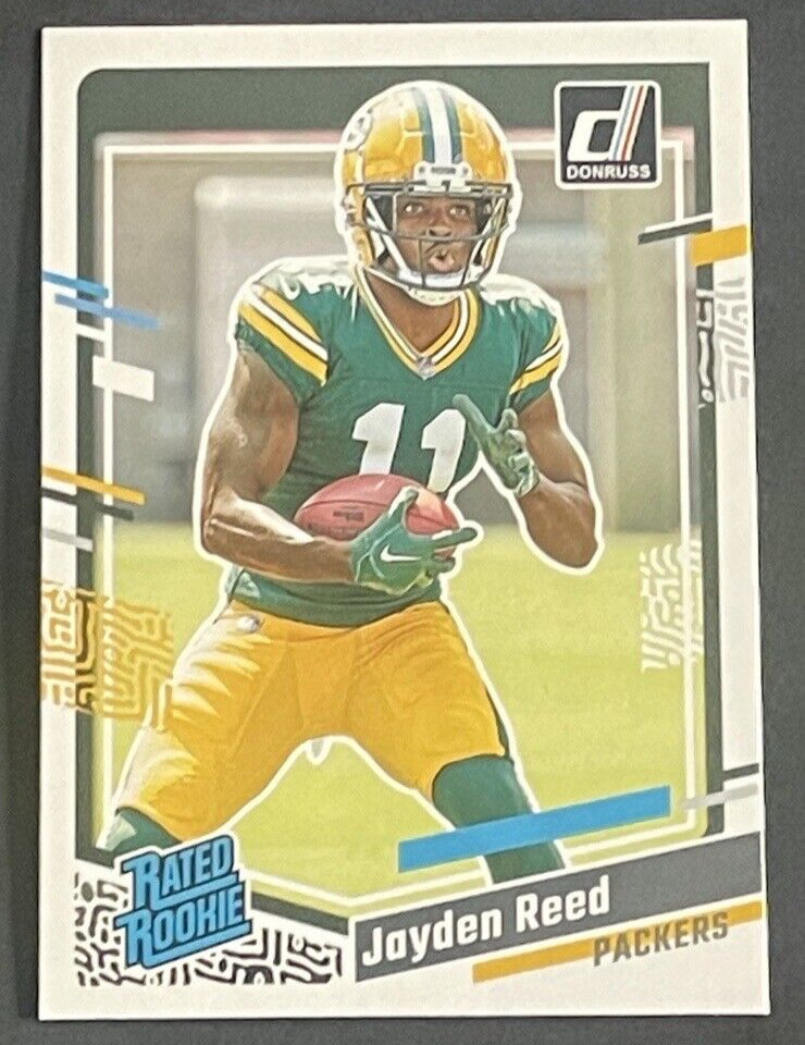 2023 Panini Donruss Jayden Reed Rated Rookie RC #334 Packers