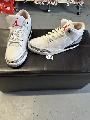 Size 17 - Jordan 3 Retro Mid White Cement Reimagined Brand New