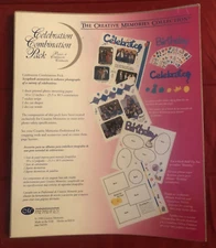Creative Memories 10X12 CELEBRATION Combination Pack - Paper, Stickers, Die Cuts
