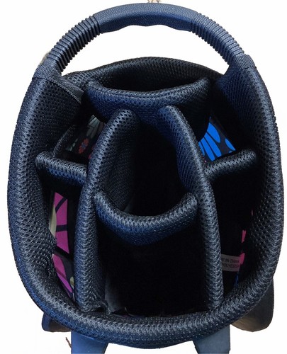 Birdie Babe Moondance Flowered Ladies Womens Hybrid Golf Bag w/ Stand - Picture 4 of 4