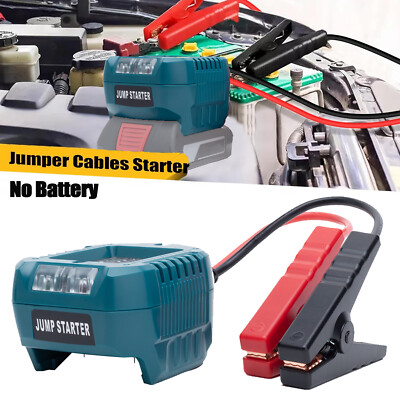 30A Jump Starter Adapter Fits for BOSCH 18V Li-Ion Battery w/Jumper Cable Clamp