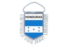 Mini banner flag pennant window mirror cars country banner honduras