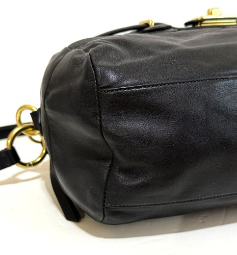 RARE Coach Pilot Edition Y2K Chelsea Reese Black Mini Boston Tote Satchel 17803P - Picture 11 of 17