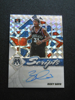 2021-22 Panini Mosaic Scripts Prizm #SC-RDV Ricky Davis CAVS - AUTO Cavaliers
