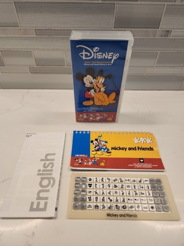 Cricut Cartridge Disney Mickey and Friends BOOKLET MANUAL & OVERLAY ONLY