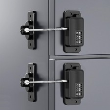 Heavy Duty Combination Refrigerator Lock 2 Pack - Cabinet Locks Baby Proofi...