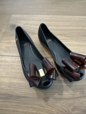 Mini Melissa Dreamed Peep Toe Slip On Girl 1