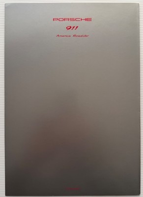 MINT! 1992 Porsche 911 America Roadster Sales Brochure  8 Pages