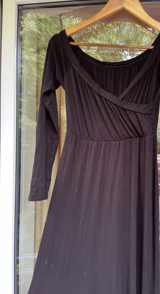Umstandsmode Schwangerschaftskleid Größe M schwarz, gebraucht,für FotoShooting - Bild 4 von 4