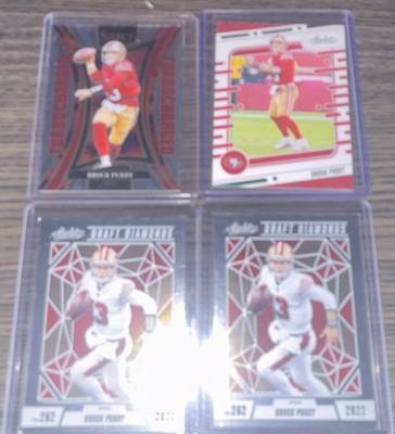 Panini Absolute Select 2024 Brock Purdy 49ers Draft Diamonds Turbocharged 4