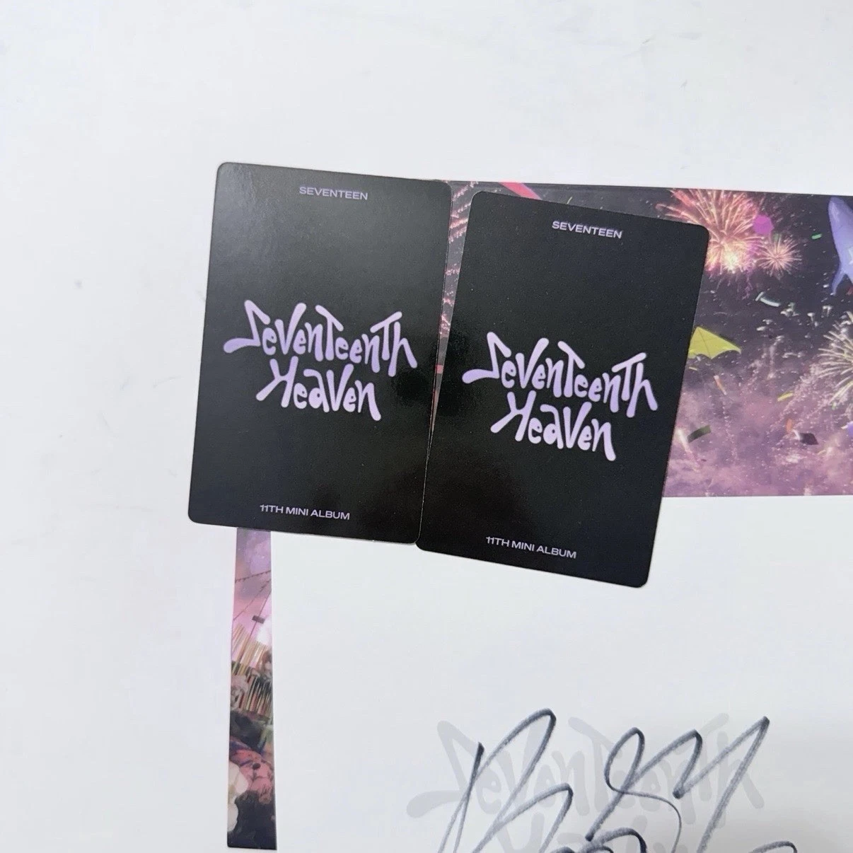 Seventeen seventeenth heaven album with Seungkwan signed postcard & photocards image 4