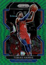 2021-22 Panini Prizm Tobias Harris #145 Green Philadelphia 76ers 4C