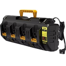 NEW For DEWALT DCB104 10.8V-20V 4-Port Battery Charger MAX DCB206 DCB205 Lithium