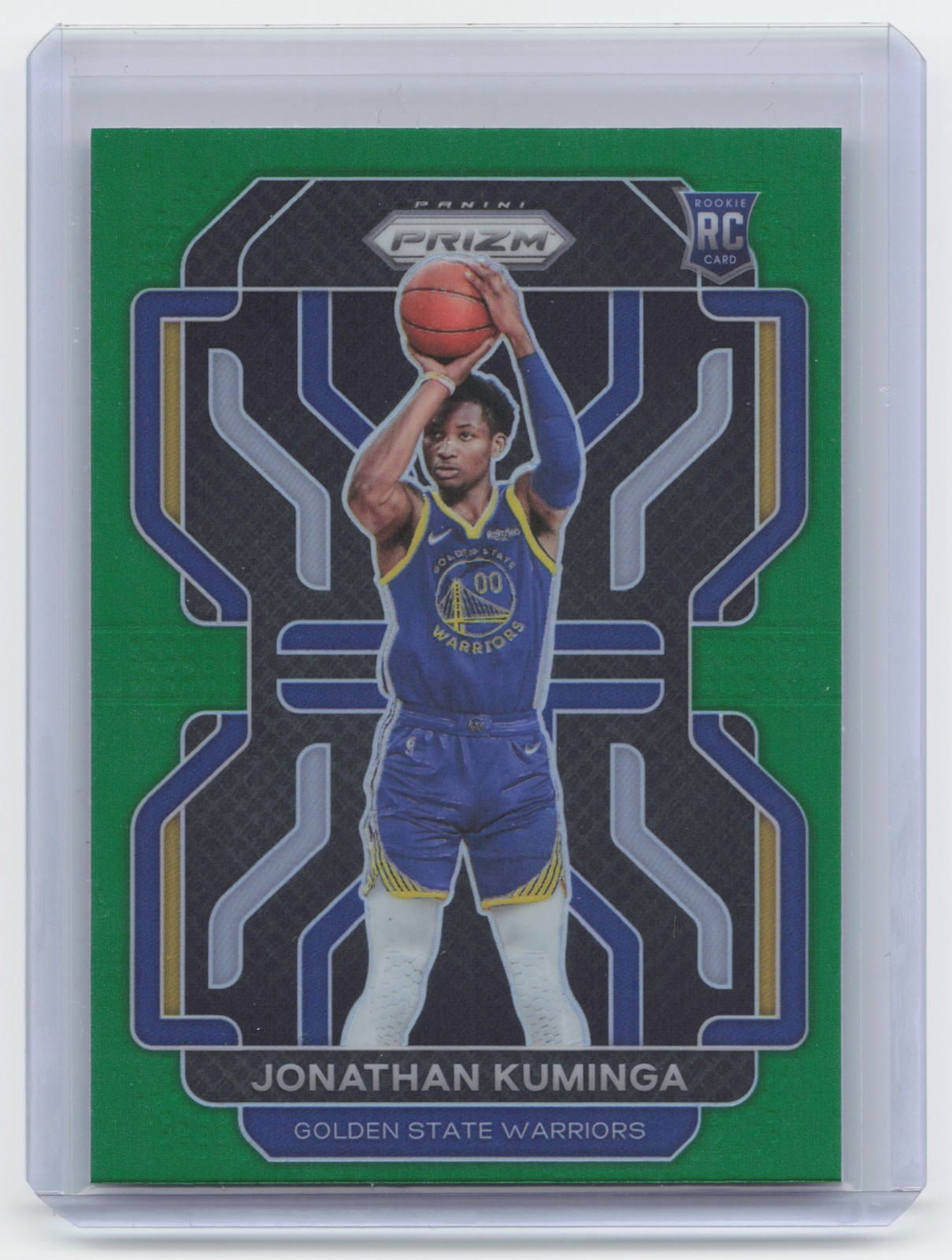 2021-22 Panini Prizm #307 Jonathan Kuminga Green