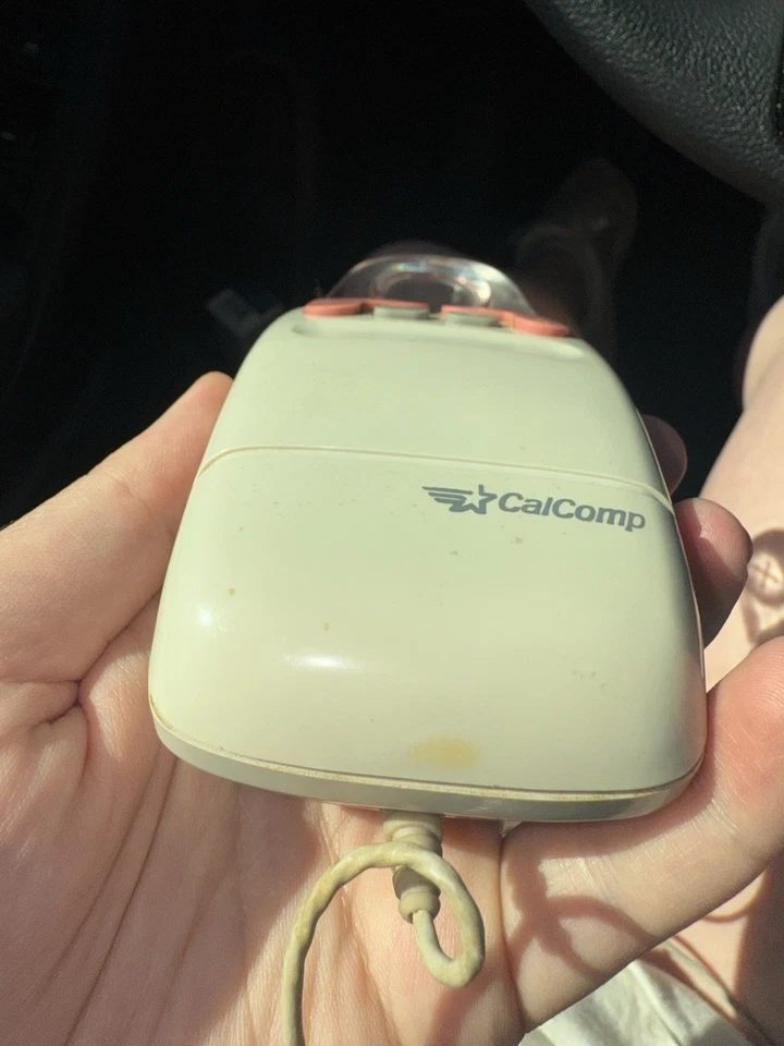 CalComp Corded 4 Button Digitizer with Cross hair UNTESTED - Image 3 of 4